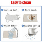 Printed Anti Slip Floor Mat Set (2 Pc 115x40 + 58x40 Cm)
