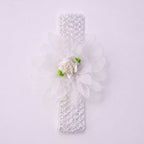 Cute Soft Elastic Floral Baby Headband Stylish Stretchable Hair Band (1 Pc)