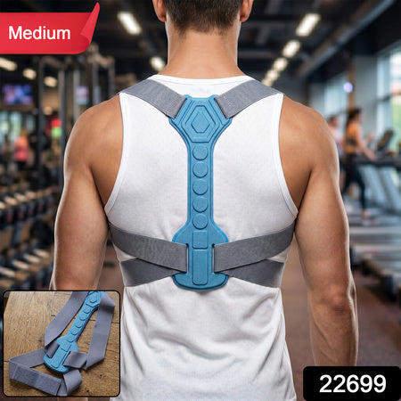 Ergonomic Adjustable Back Posture Corrector Support Belt (1 Pc Medium)