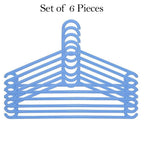1390 Plastic Clothes Hanger (Set Of 6 Pieces)