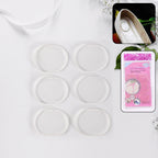 Silicone Shoe Insoles Pads Mat Silicone Heel Pads (1 Pair)