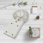 17730 Portable Small Electric Fan Handheld Fan With 3 Modes Usb Rechargeable Mini Student Handheld Class Personal Fan (1 Pc)
