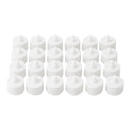 6634  Flameless Led Tealights Smokeless Plastic Decorative Candles - Led Tea Light Candle For Home Decoration (Pack Of 24)