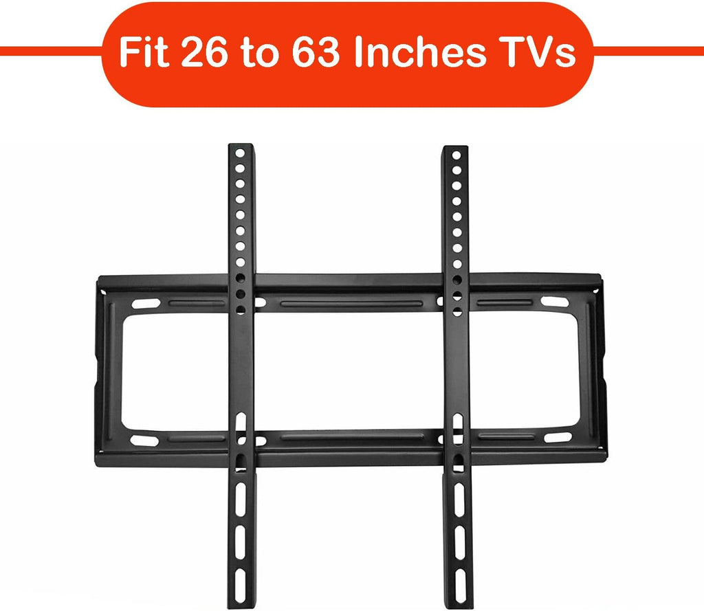 1549 Tv Wall Bracket Mount Slim Monitor Stand For 26 X 63 Lcd Led 3d Plasma Flat Tvs Full Motion Heavy-duty Wall Bracket Sturdy And Strong Flat Screen Design Tv Wall Mount (46cmx20cm)