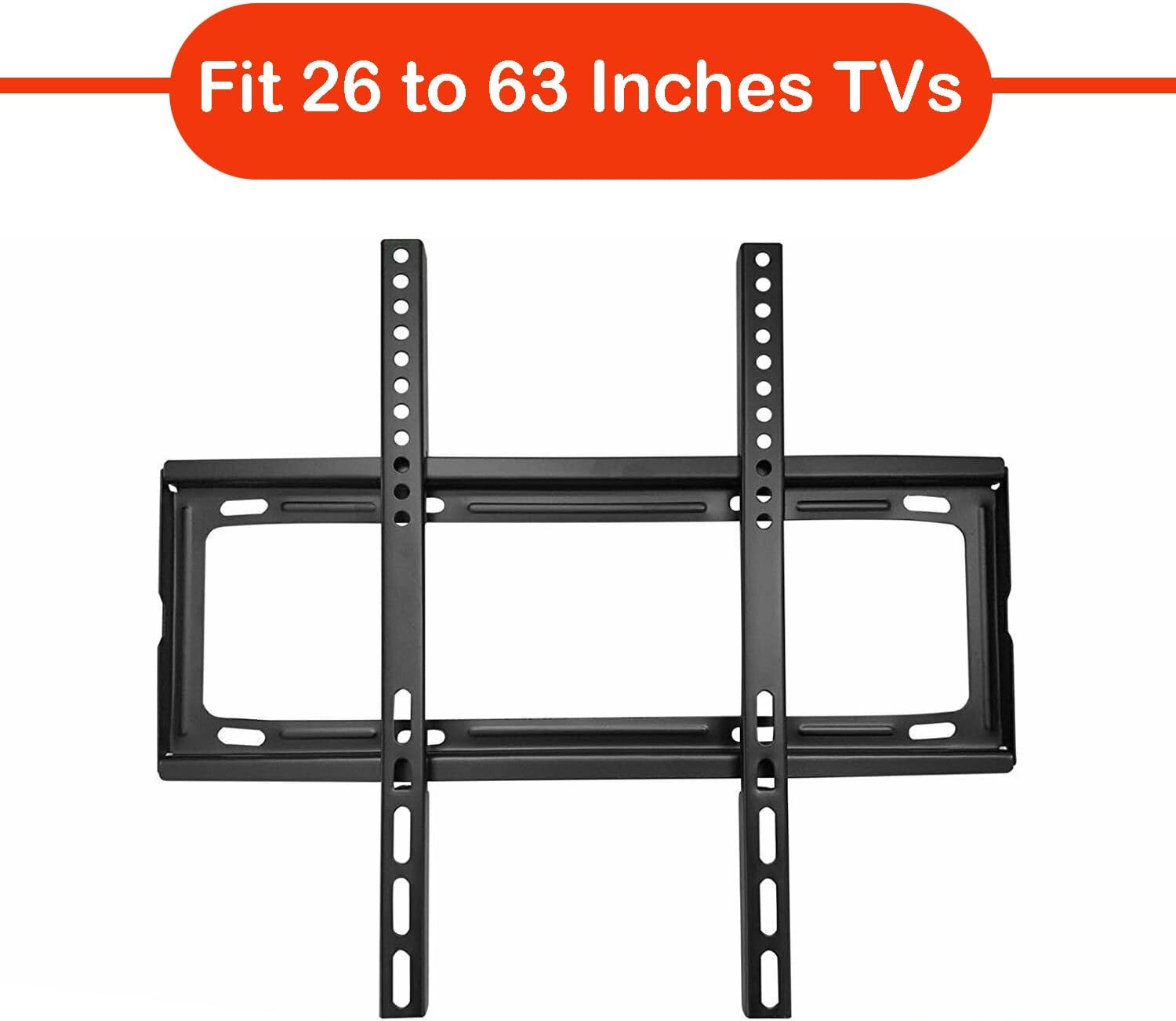 1549 Tv Wall Bracket Mount Slim Monitor Stand For 26 X 63 Lcd Led 3d Plasma Flat Tvs Full Motion Heavy-duty Wall Bracket Sturdy And Strong Flat Screen Design Tv Wall Mount (46cmx20cm)