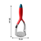 5493 Kitchen Food Masher Fruit Tool Masher Professional Masher Kitchen Tool Kitchen Masher With Comfortable Grip Heavy Duty Potato Masher Perfect For Bean Vegetable Fruits Masher (1 Pc)