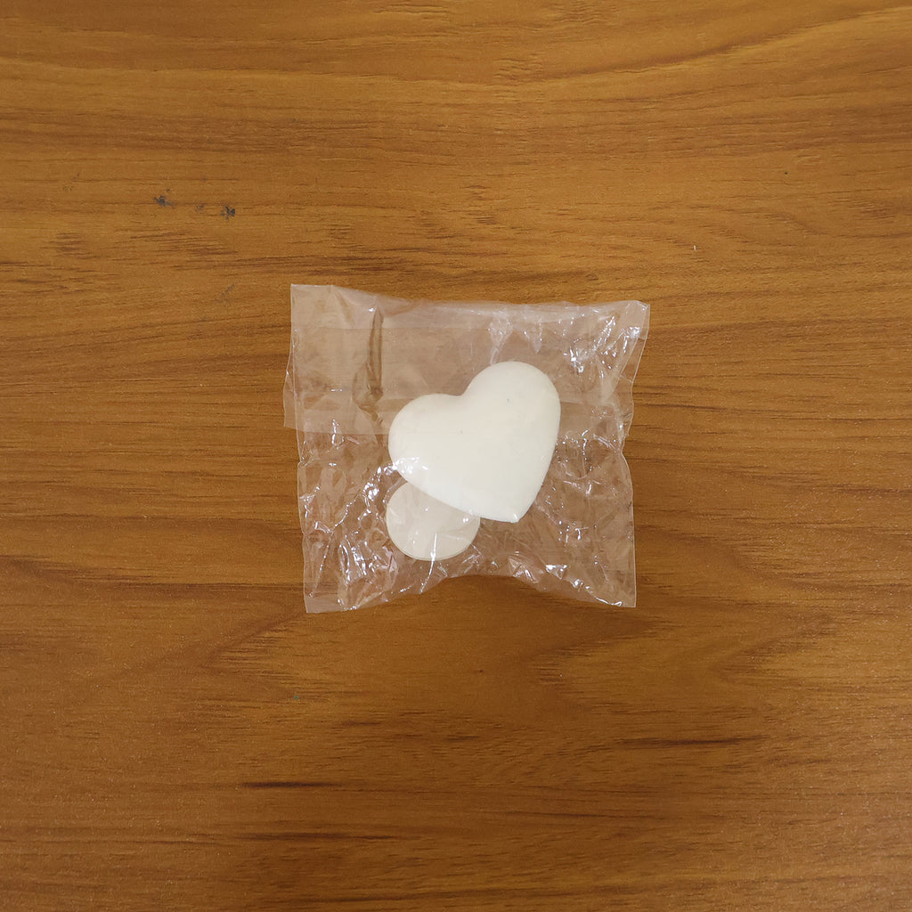 Elegant Heart Shape Toilet Flush Push Button 1 Pc