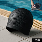 Premium Silicone Waterproof Swimming Cap (1 Pc)