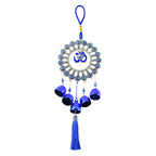 Decorative Om Evil Eye Wind Chime Wall Hanging (1 Pc)