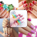 6020 Nail Art Point Pen And Set Used By Womens And Ladies For Their Fashion Purposes.