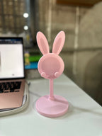 Cute Bunny Mobile Stand Holder for Desk & Kids Study Table (Color may vary)
