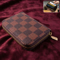 Zip Card Holder Wallet  Multi Card Organizer Case (1 Pc)