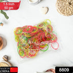 Rubber Band For Officehome And Kitchen Accessories Item Products Elastic Rubber Bands Flexible Reusable Nylon Elastic Unbreakable For Stationery School Multicolor