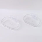 Self Adhesive Transparent Wall Mounted Soap Dish Holder (2 Pc)