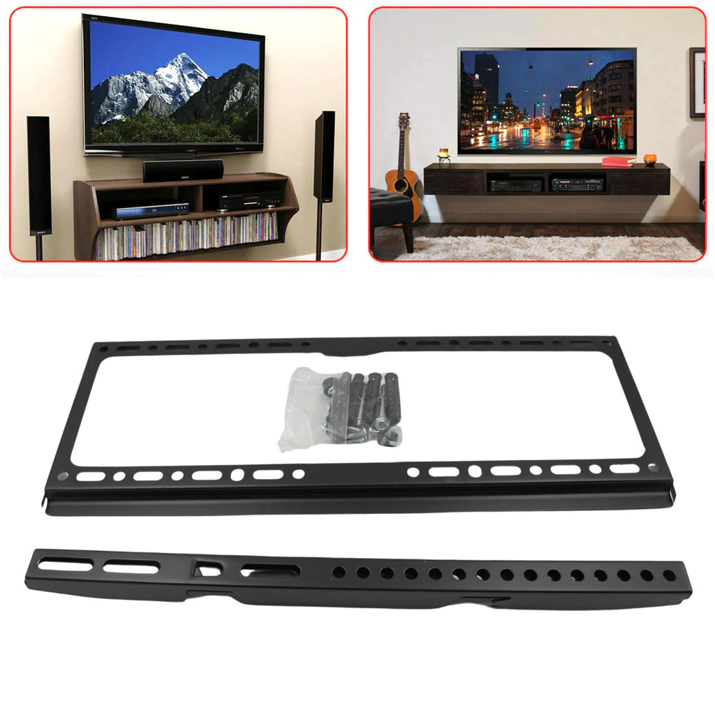 1549 Tv Wall Bracket Mount Slim Monitor Stand For 26 X 63 Lcd Led 3d Plasma Flat Tvs Full Motion Heavy-duty Wall Bracket Sturdy And Strong Flat Screen Design Tv Wall Mount (46cmx20cm)