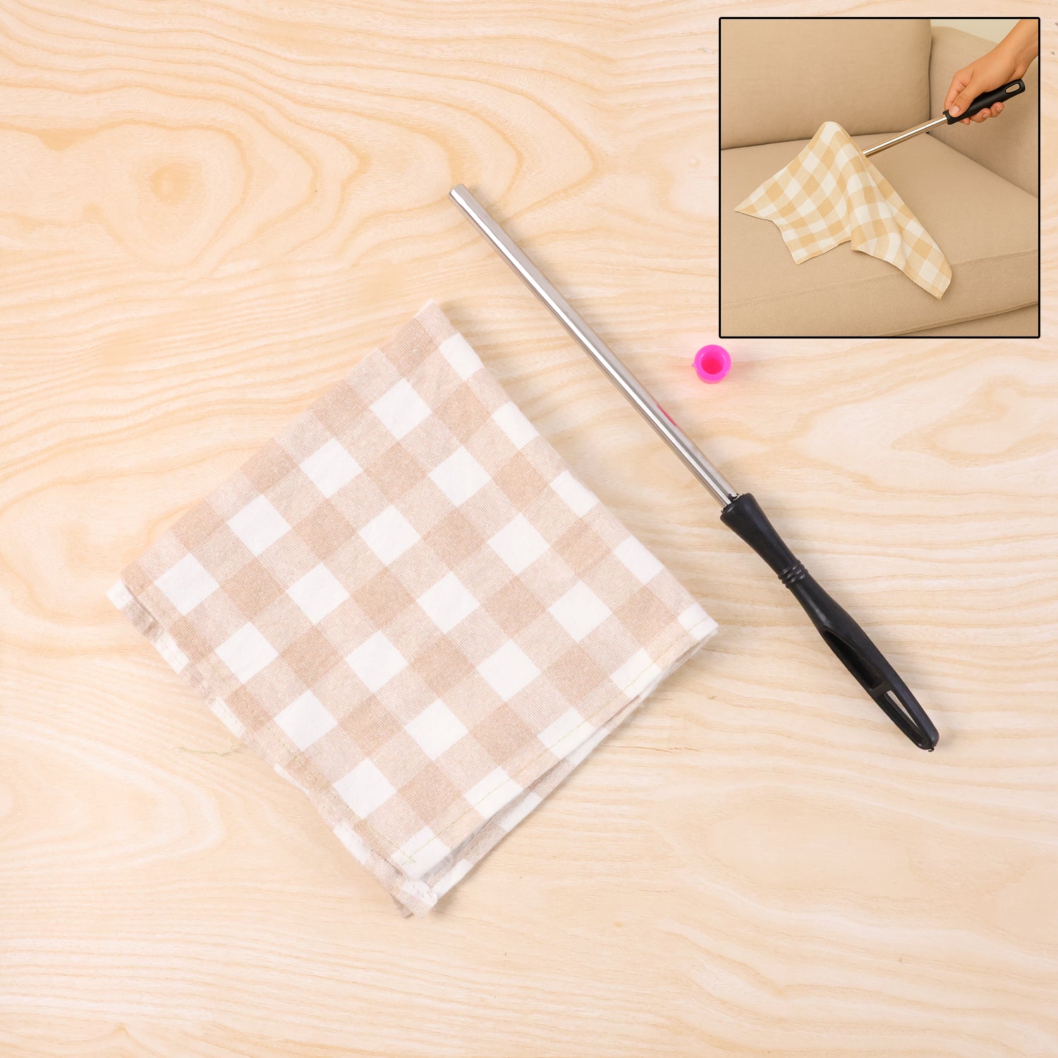 Non-extendable Dusting Cloth With Handle (1 Pc)