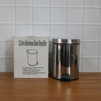 Premium Stainless Steel Pedal Dustbin With Close Lid (1 Pc3 Ltr)