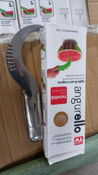 Essential kitchen tool designed for efficient and safe watermelon slicing.