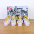 Decorative Cactus Shape Led Tealight Candles (12 Pc)