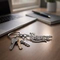 Premium Metal Jay Dwarkadhish Keychain 1 Pc