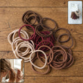 Soft Elastic Hair Bands For Women  Girls 40 Pc Mix Color
