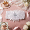 Cute Soft Elastic Floral Baby Headband Stylish Stretchable Hair Band (1 Pc)