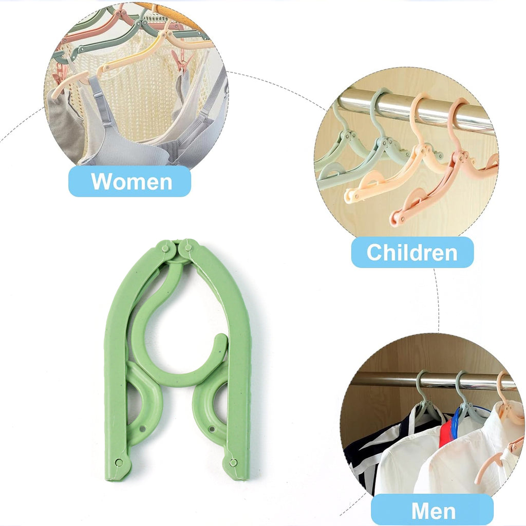 Travel Hangers Portable Folding Clothes Hangers (1 Pc)