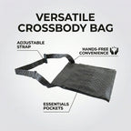 Mens  Womens Quilted Crossbody Sling Bag With Adjustable Strap (1 Pc)