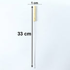 Stainless Steel Bbq Skewers With Wooden Handle (12 Pc)