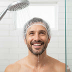 Disposable Mens Hair Protection Shower Cap  Head Cover (5 Pc)