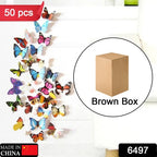 6497 Butterfly 3d Night Lamp Comes With 3d Illusion Design Suitable For Drawing Room Lobby. (Pack Of 50)