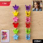 Colorful Mini Hair Claw Clips Set (1 Set)
