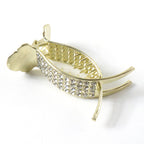 Premium Crystal Studded Hair Claw Clip For Women (1 Pc)
