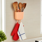 Multi-purpose Plastic Wall Mounted Mobile Charging Holder (1 Pc)