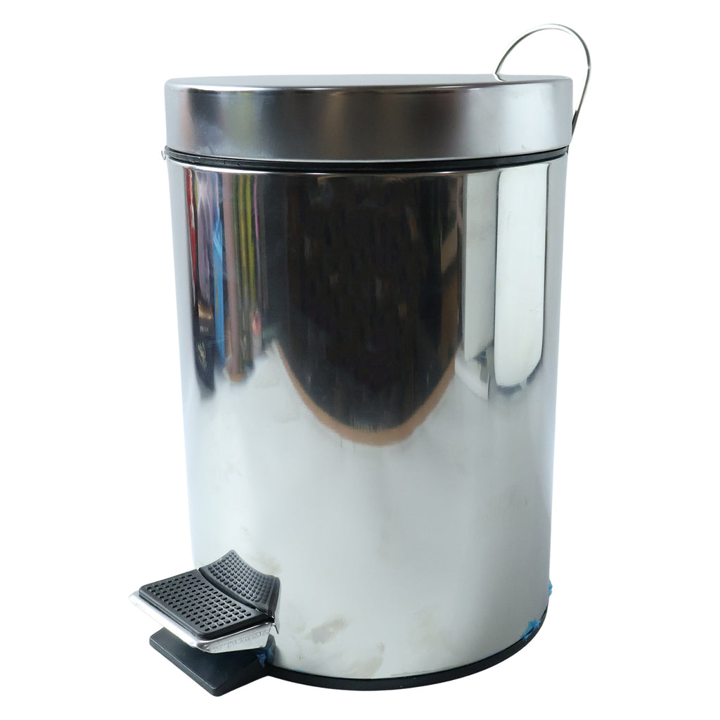 Premium Stainless Steel Pedal Dustbin With Close Lid (1 Pc3 Ltr)