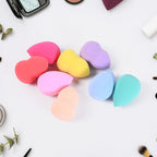 Makeup Beauty Powder Puff (8 Pcs Set  With Case  Mix Color)
