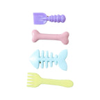 Cute Food Shape Hair Clip Set (4 Pc)