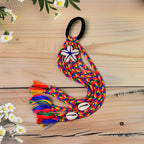 Traditional Multicolor Braided Hair Accessory Stylish Kodi String Bow (1 Pc)