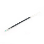 A hand holding a pen, demonstrating how the black pen refill fits inside.