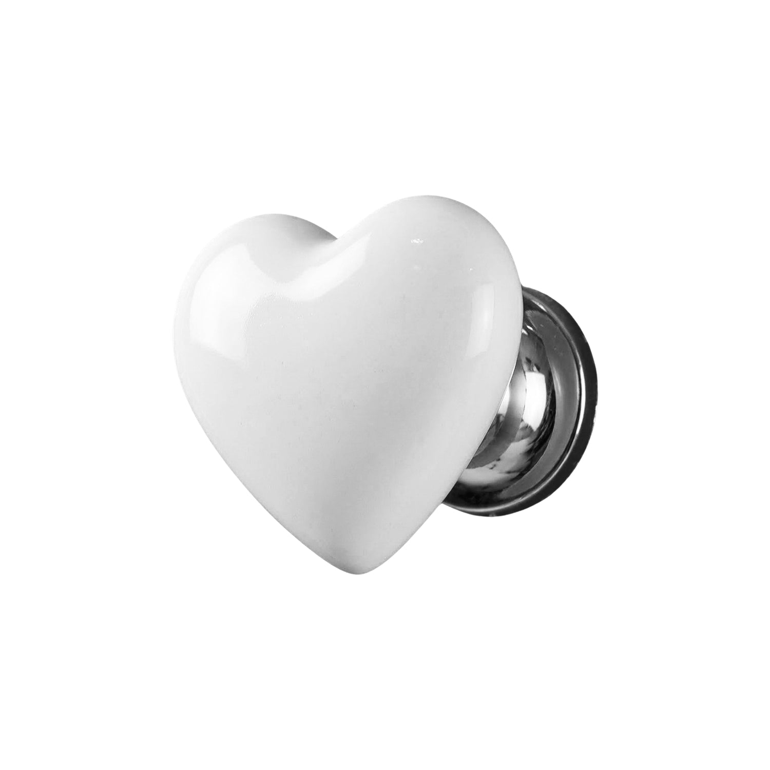 Elegant Heart Shape Toilet Flush Push Button 1 Pc