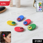 Decorative Hair Clip Set (4 Pc)
