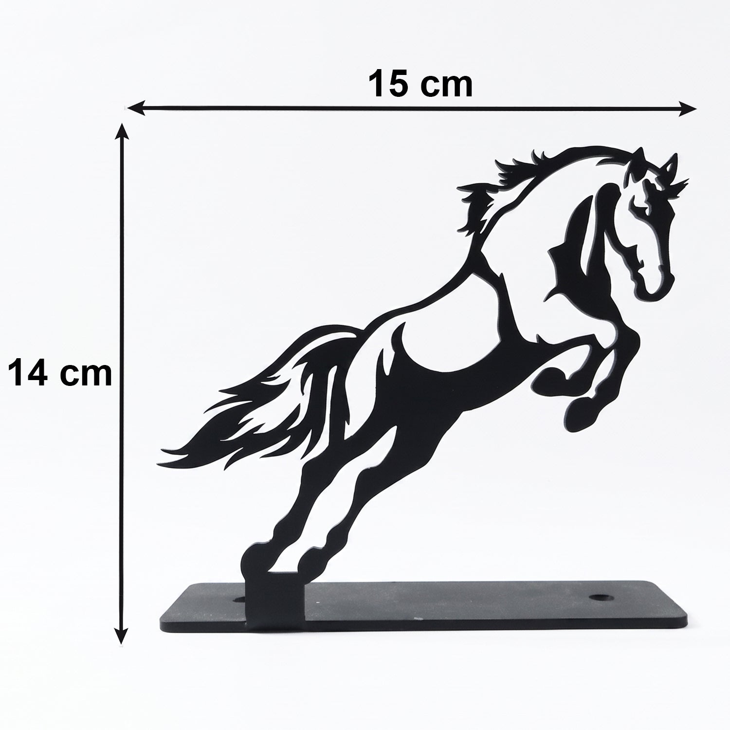 Premium Metal Horse Sculpture Table Dcor (1 Pc)