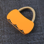 Resettable combination lock designed for luggage and gym bags