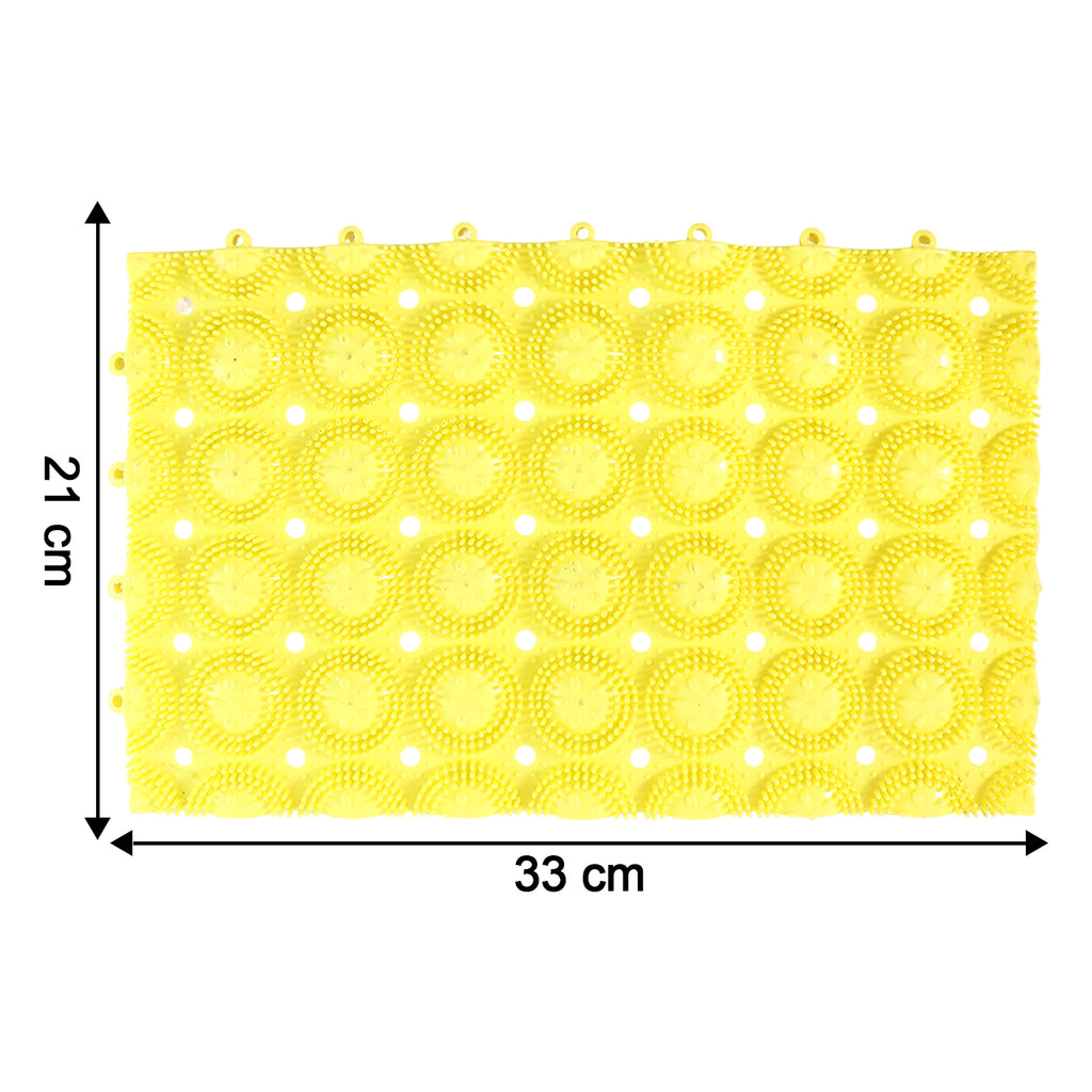 Multipurpose Anti-slip Bathroom Massage Mat With Suction Cups (33  21 Cm)
