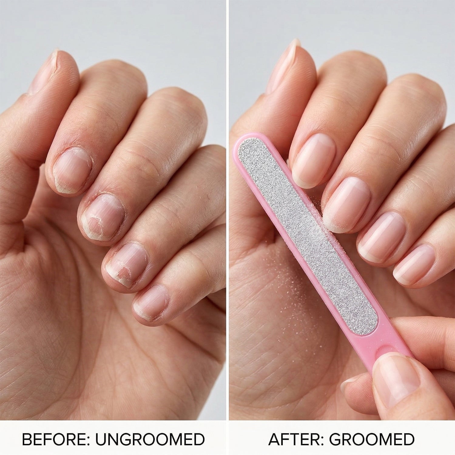 Personal nail care set with travel-friendly design