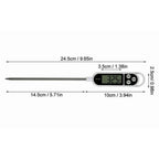 Digital Food Thermometer With Lcd Display (1 Pc)