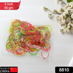 Rubber Band For Officehome And Kitchen Accessories Item Products Elastic Rubber Bands Flexible Reusable Nylon Elastic Unbreakable For Stationery School Multicolor