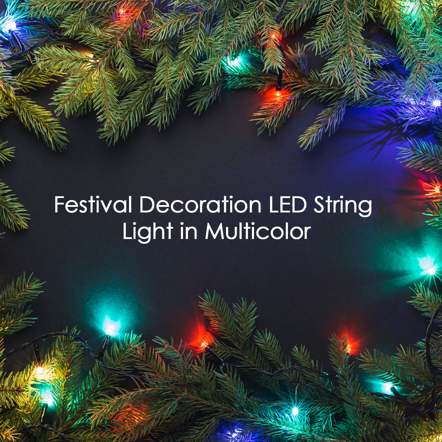 8333 8mtr Home Decoration Diwali  Wedding Led Christmas String Light Indoor And Outdoor Light (28l 8mtr)
