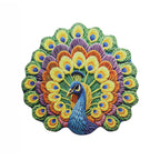 Peacock Design Decorative Floor Mat 1 Pc 58x58 Cm
