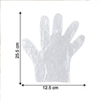 Disposable Small Plastic Gloves For Kitchen Food Handling And Cleaning Tasks (100 Pc)